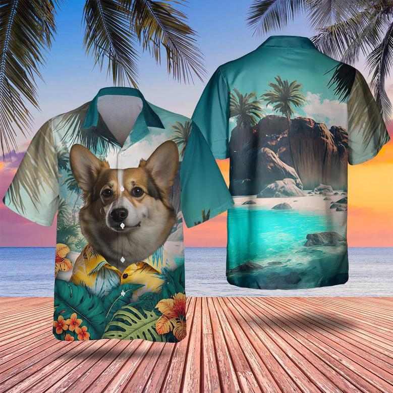 Pembroke Welsh Corgi - Tropical Hawaiian Shirt Summer Gifts