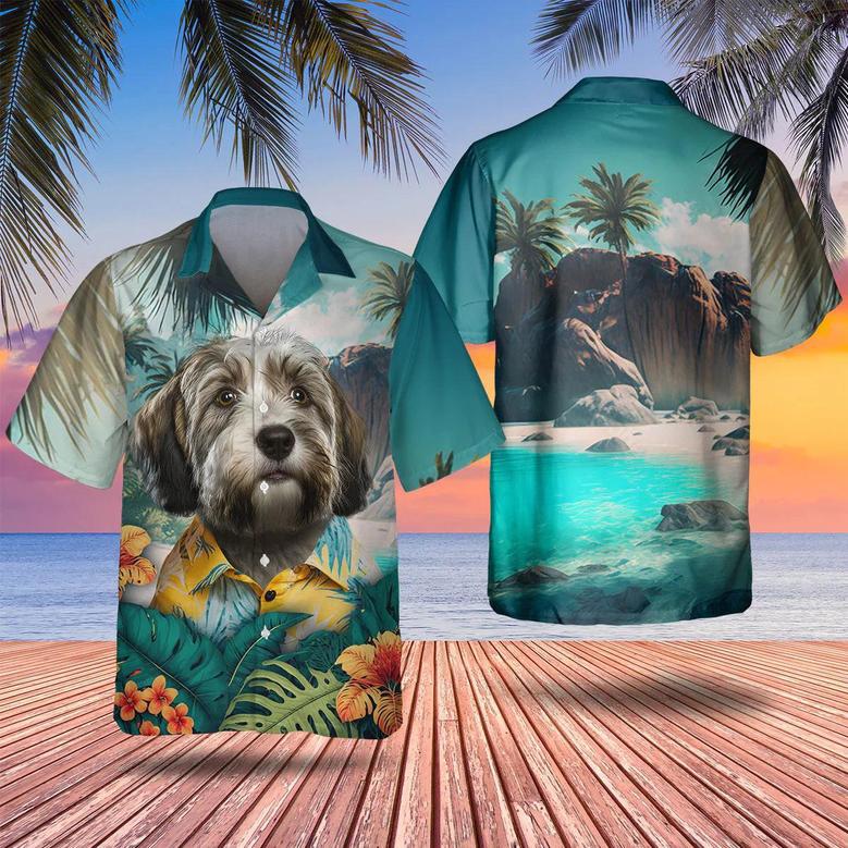 Petit Basset Griffon Vendeen - Tropical Hawaiian Shirt Summer Gifts