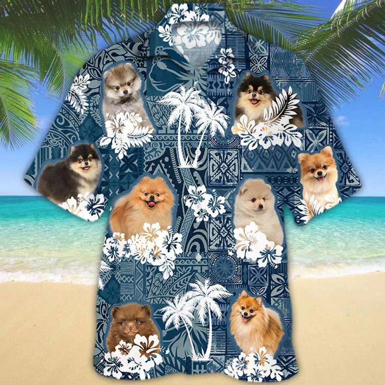 Pomeranian Hawaiian Shirt Summer Gifts