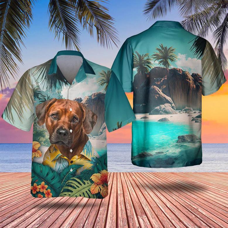 Rhodesian Ridgeback - Tropical Hawaiian Shirt Summer Gifts