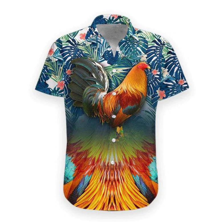 Rooster Hawaiian Shirt, Hawaiian Shirt For Men, Women Summer Gifts