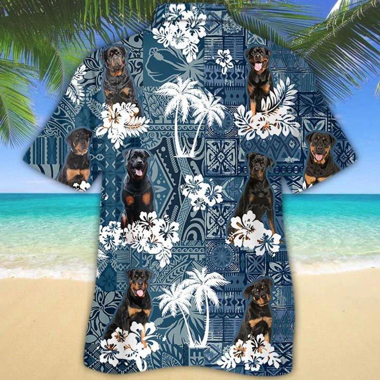 Rottweiler Hawaiian Shirt Summer Gifts