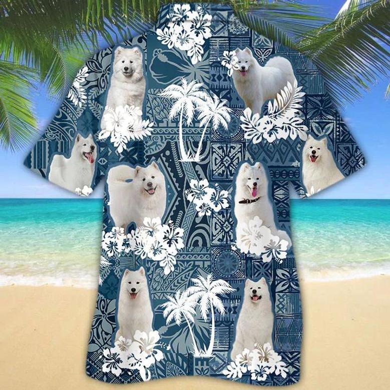 Samoyed Hawaiian Shirt Summer Gifts