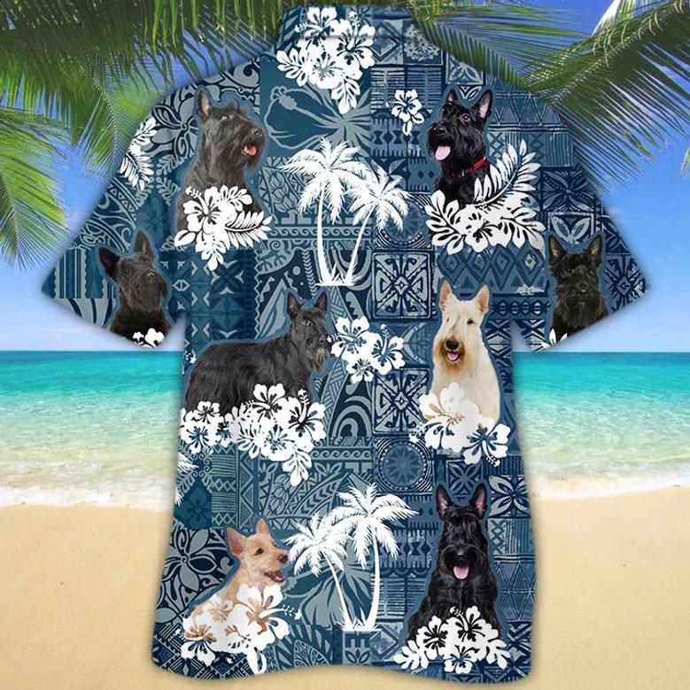 Scottish Terrier Hawaiian Shirt Summer Gifts