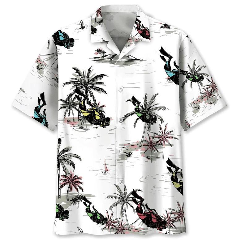 Scuba Diving Coconut Hawaiian Shirt Summer Gifts