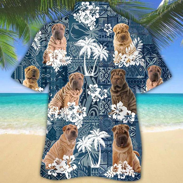 Shar Pei Hawaiian Shirt Summer Gifts