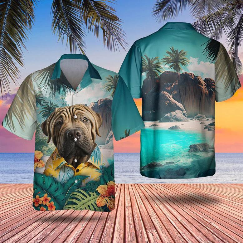 Shar Pei - Tropical Hawaiian Shirt Summer Gifts