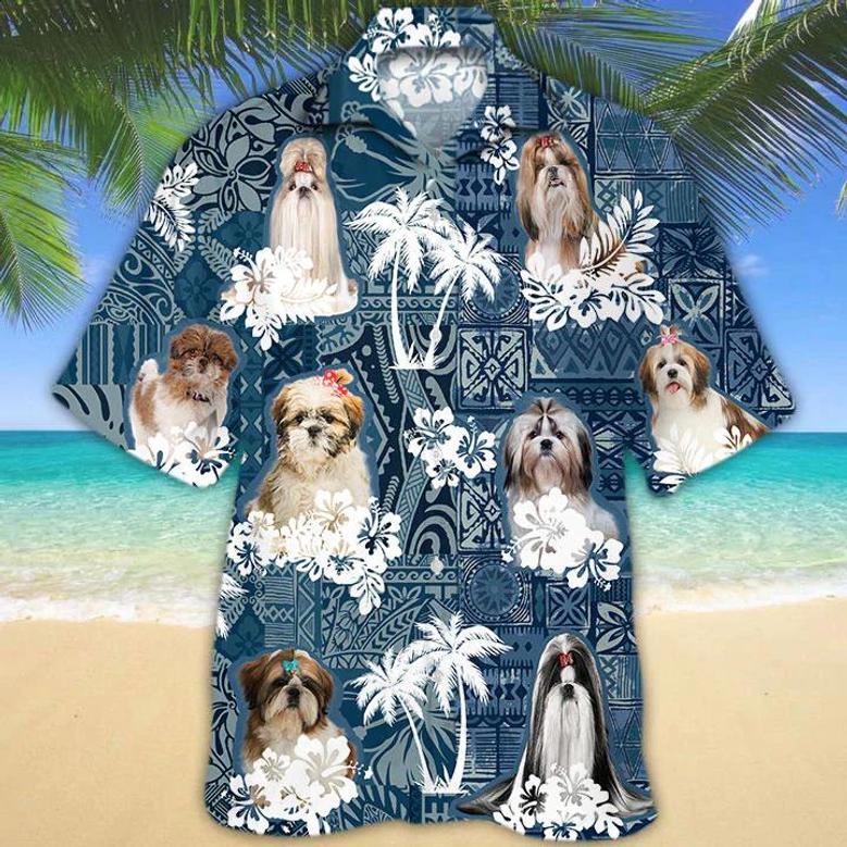 Shih Tzu Hawaiian Shirt Summer Gifts