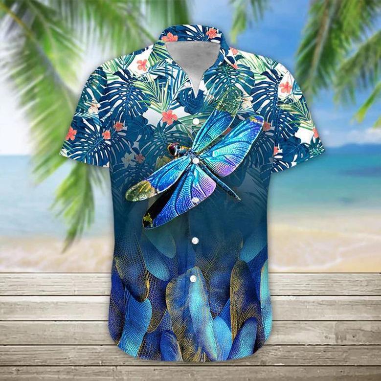 Summer Dragonfly Hawaii Shirt, Hawaiian Shirt For Men, Women Summer Gifts