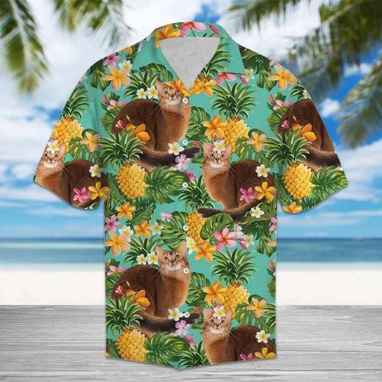 Tropical Pineapple And Plumeria With Somali Hawaiian Shirt Summer Gifts