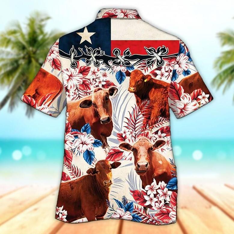 Unisex Beefmaster Cattle Flag Hawaiian Shirts Summer Gifts