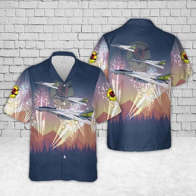 Us Navy Tomcat Of "Stallions" , Of July Hawaiian Shirt Summer Gifts