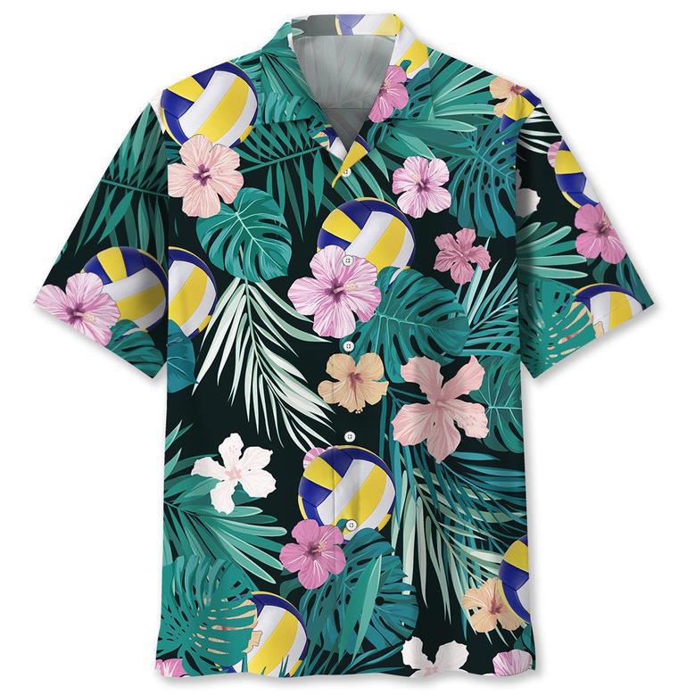 Volleyball Tropical Hawaiian Shirt Summer Gifts