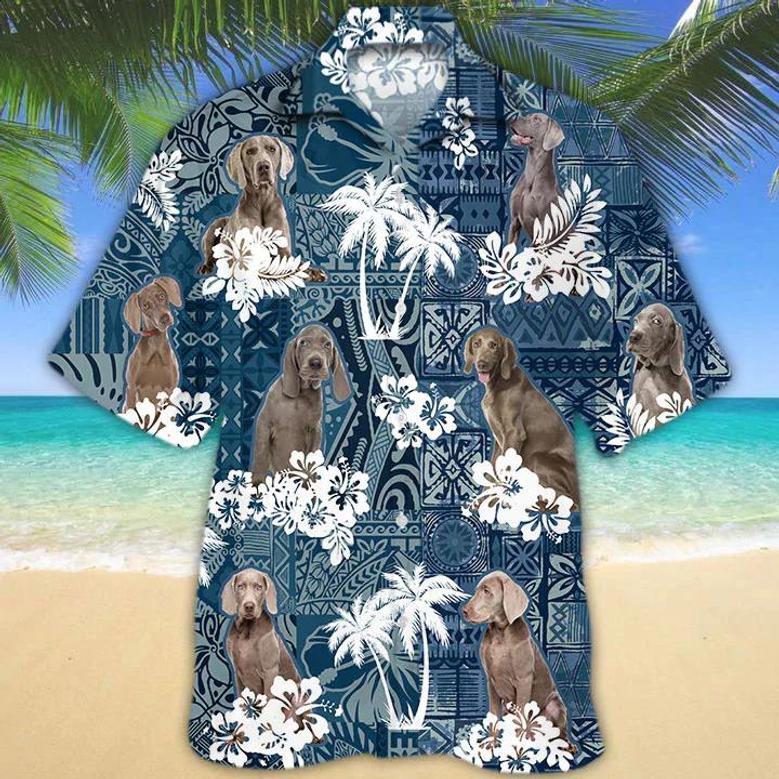 Weimaraner Hawaiian Shirt Summer Gifts