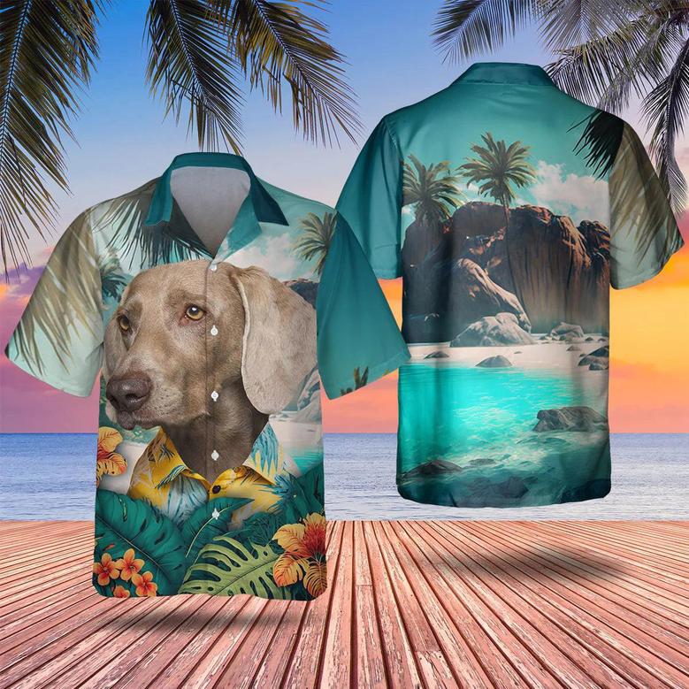 Weimaraner - Tropical Hawaiian Shirt Summer Gifts