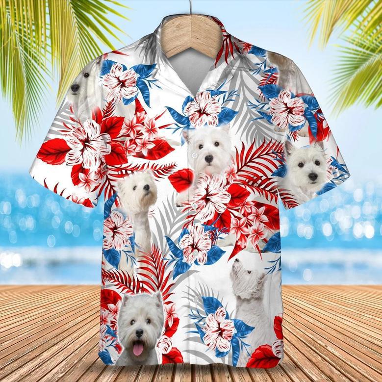 West Highland White Terrier Hawaiian Shirt - Gift For Summer, Summer Aloha Shirt, Hawaiian Shirt For Men And Women Summer Gifts