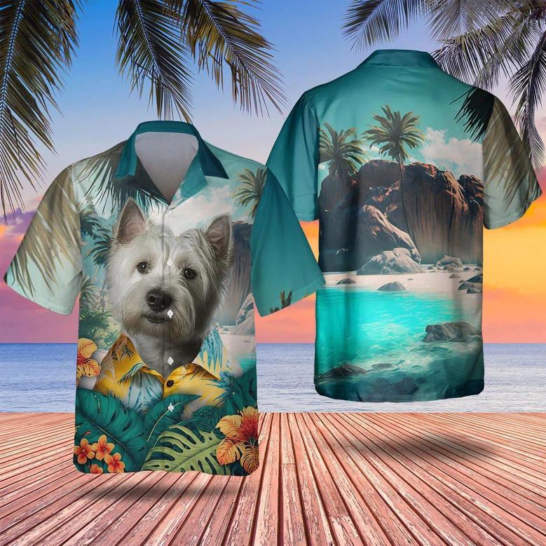 West Highland White Terrier - Tropical Hawaiian Shirt Summer Gifts