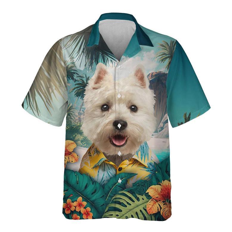 West Highland White Terrier - Tropical Hawaiian Shirt Summer Gifts