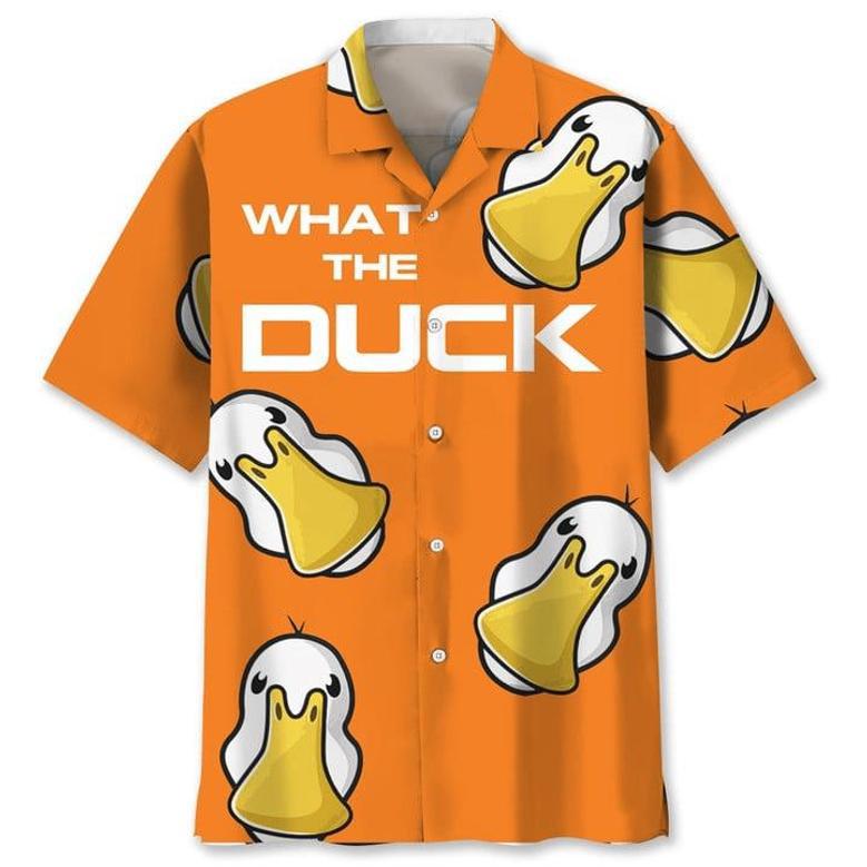 What The Duck Funny Hawaiian Shirt Summer Gifts