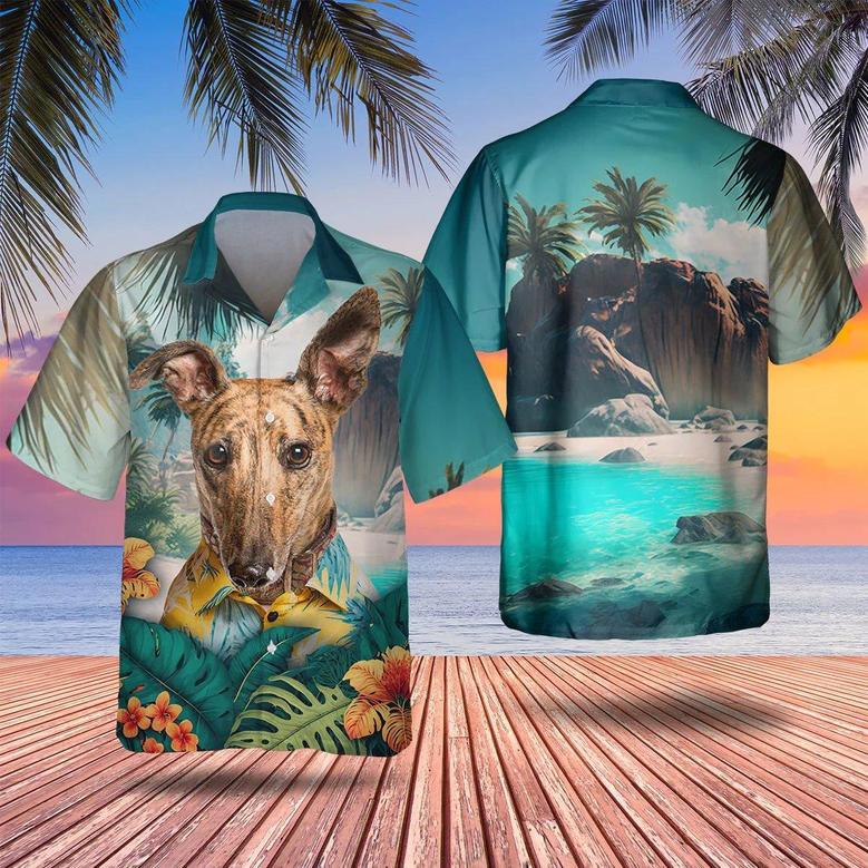 Whippet - Tropical Hawaiian Shirt Summer Gifts