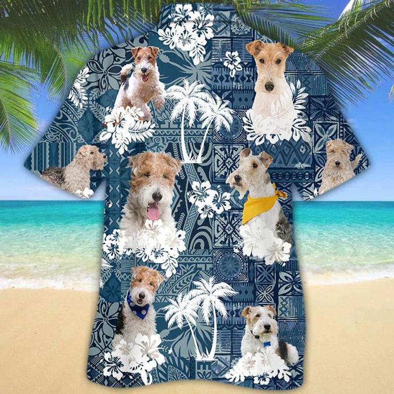 Wire Fox Terrier Hawaiian Shirt Summer Gifts