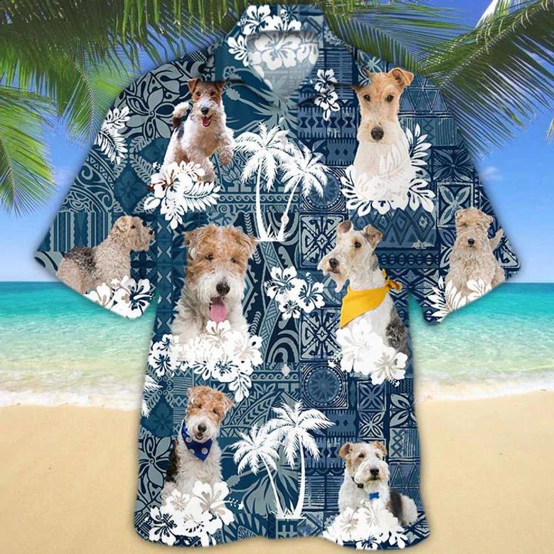 Wire Fox Terrier Hawaiian Shirt Summer Gifts