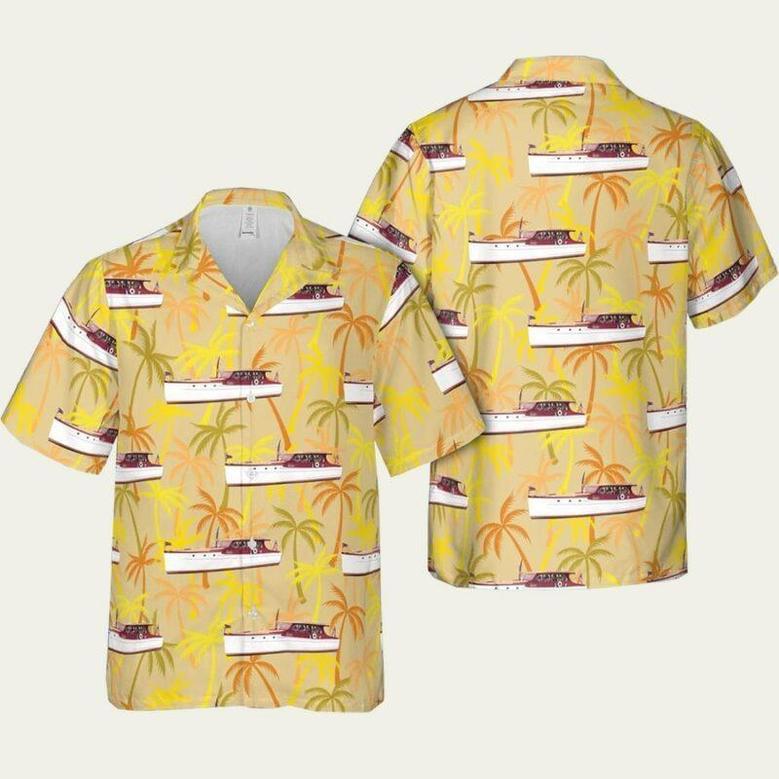 1939 Chris Craft Cruiser Aloha Hawaiian Shirt