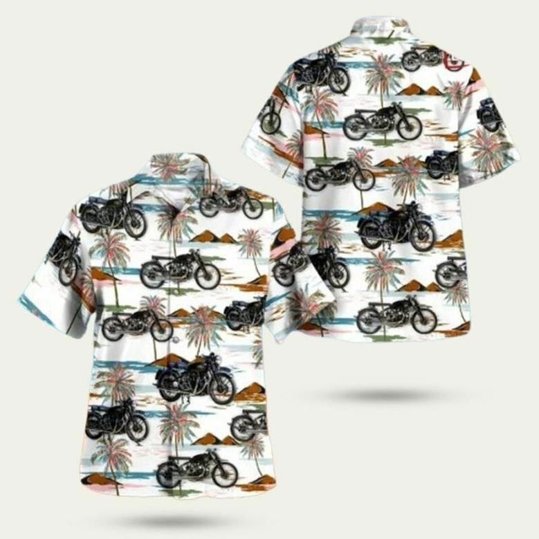 1951 Vincent Black Lightning Motorcycle Hawaiian Shirt