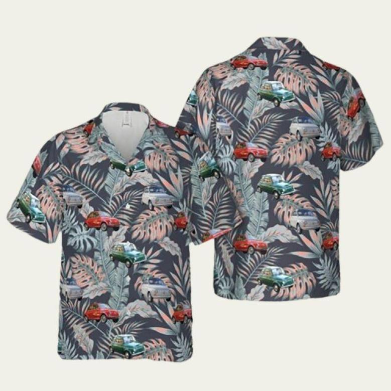 1967 Fiat Nuova 500 F Tropical Hawaiian Shirt