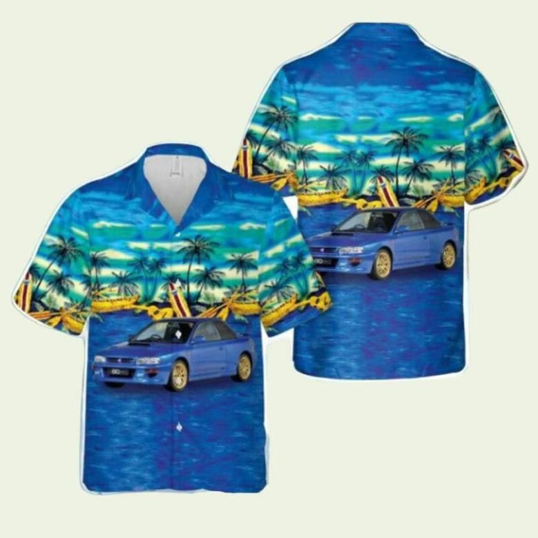 1998 Subaru Impreza Sti Hawaiian Shirt