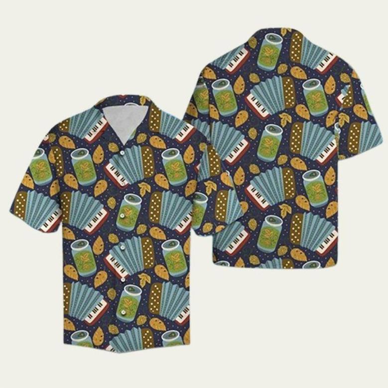 Accordion Beer Hawaiian Shirt