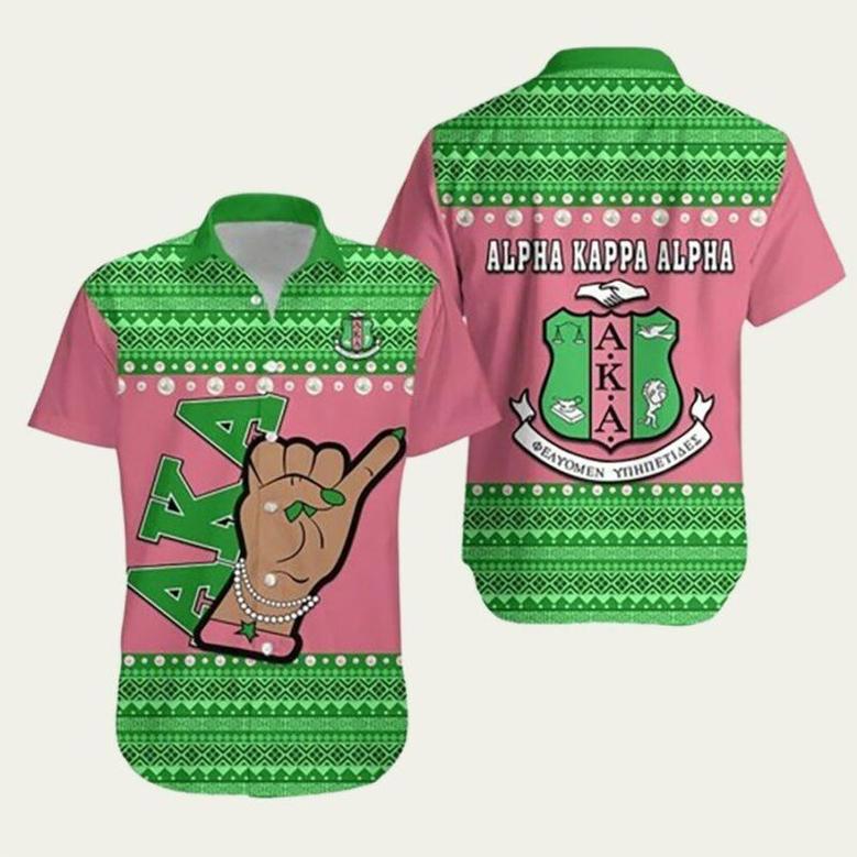 Alpha Kappa Alpha Hawaiian Shirt