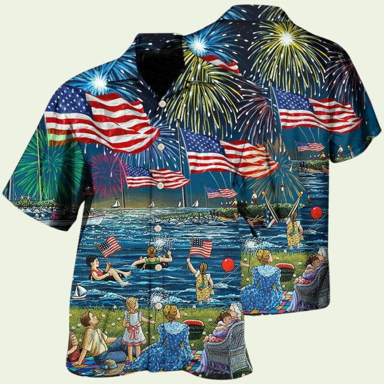 America Independence Day Fun Day Independence Day Hawaiian Shirt