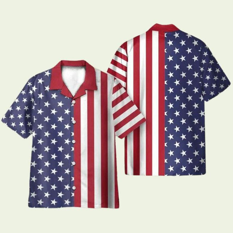 American Flag July Idependence Day Hawaiian Shirt