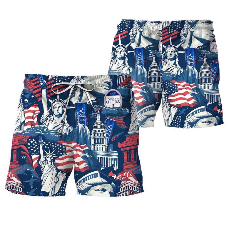 American Liberties Holding Michelob Ultra Swim Trunks