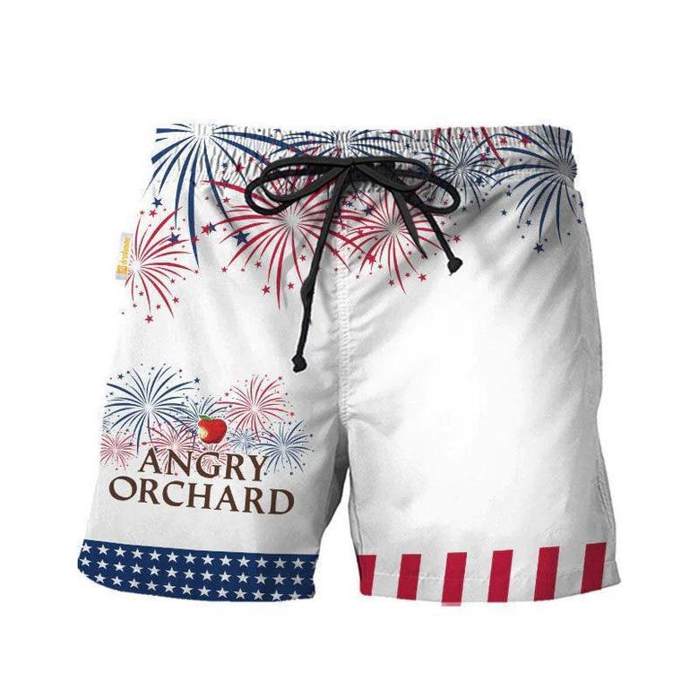 Angry Orchard American Independence Day Swim Trunks