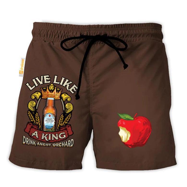 Angry Orchard Brown Basic Swim Trunks