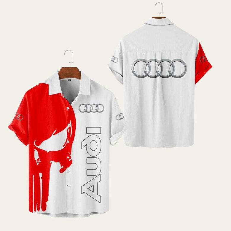 Audi Skull Hawaiian Shirt