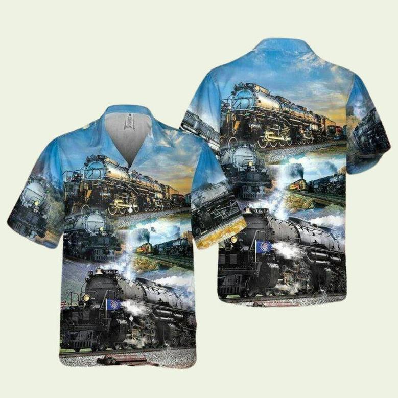 Awesome Big Boy Train Hawaiian Shirt