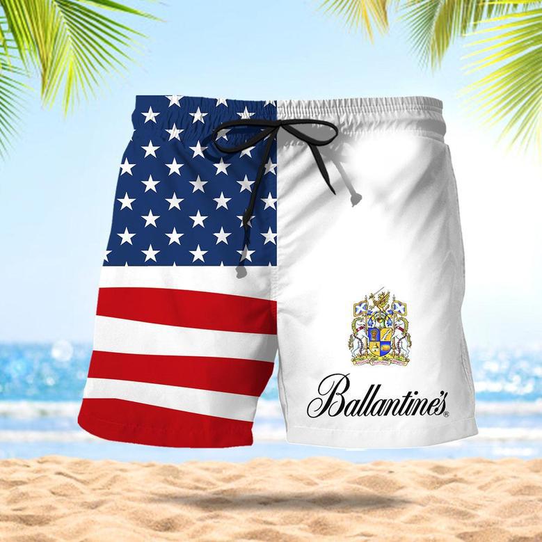 Ballatine American Flag Swim Trunks