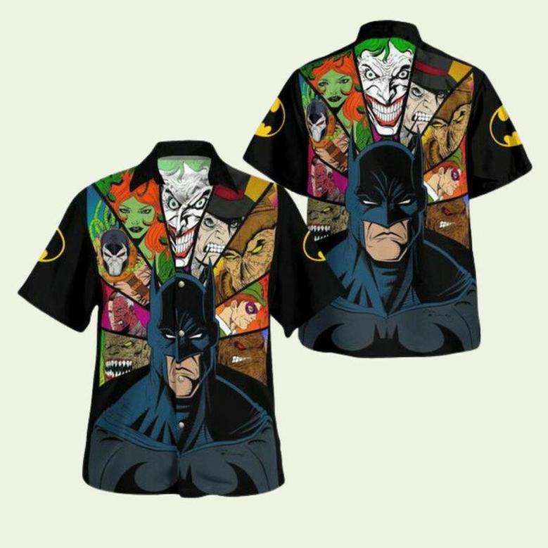 Batman Animated Colorful Hawaiian Shirt