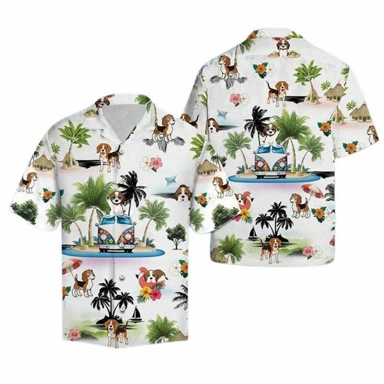 Beagle Vacation For Men Lates Hawaiian Shirt