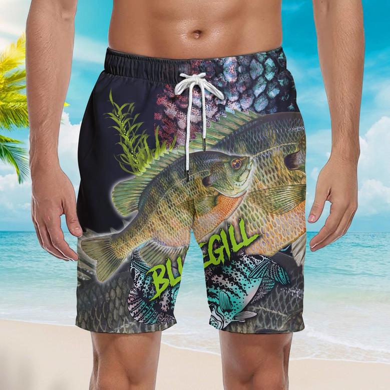 Bluegill Fishing Swim Trunks With Mesh Lining For Men