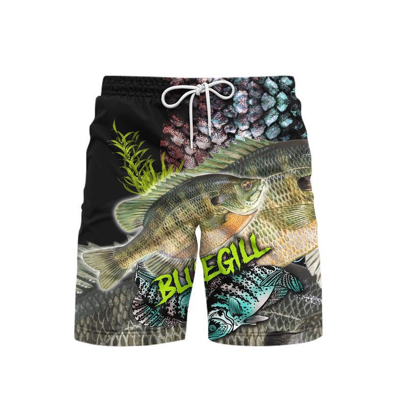 Bluegill Fishing Swim Trunks With Mesh Lining For Men