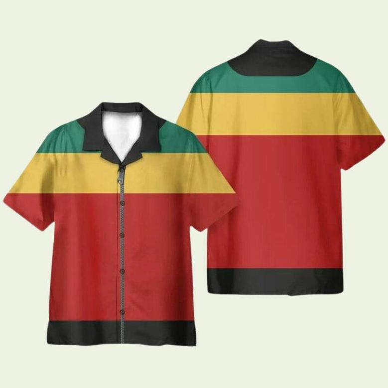 Bob Marley Cosplay Costume Hawaiian Shirt