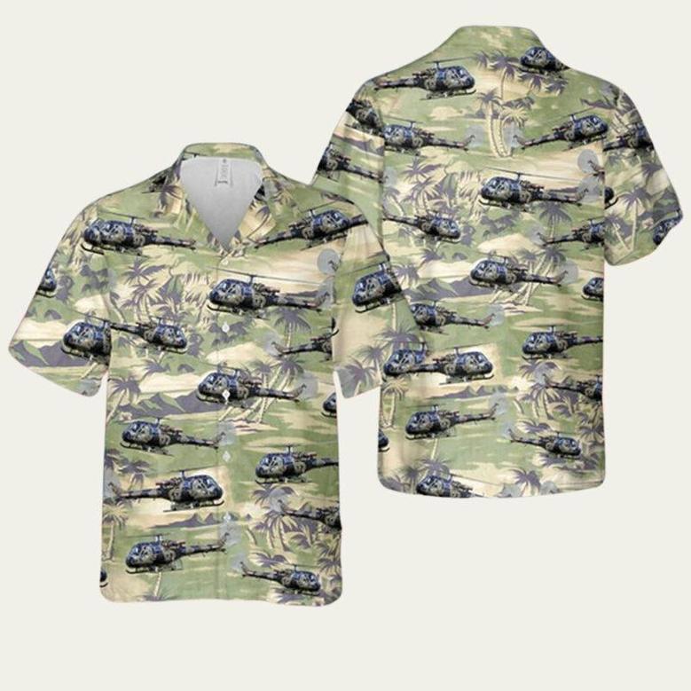 British Army Historical Westland Scout Hawaiian Shirt