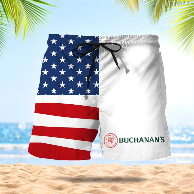 Buchanan's American Flag Swim Trunks