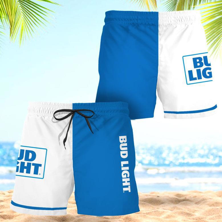 Bud Light Basic Colorful Swim Trunks