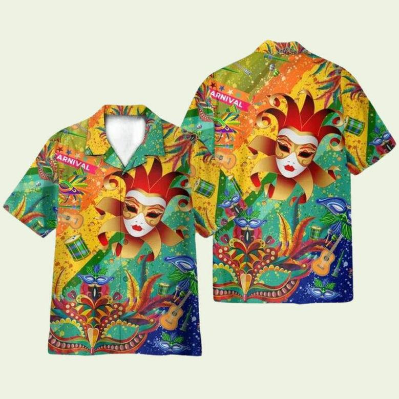 Carnival Mardi Gras Funny Hawaiian Shirt