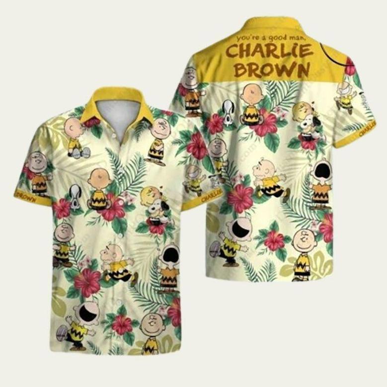 Charlie Brown Tropical Hawaiian Shirt